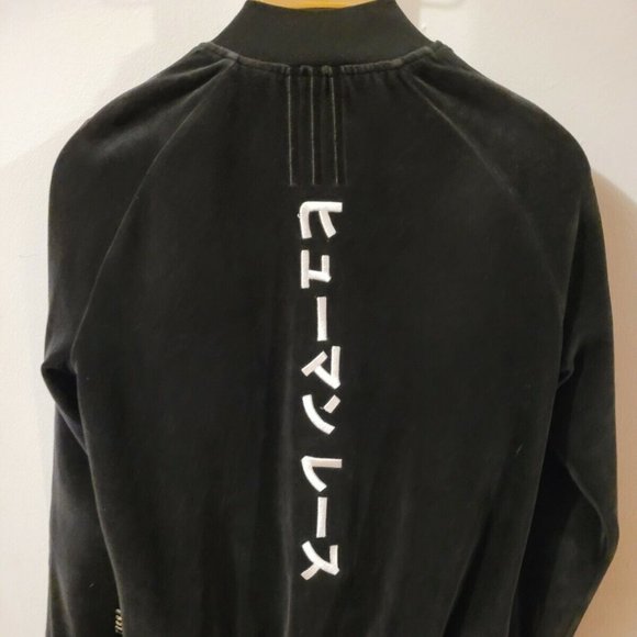 WOMENS ADIDASPHARRELLWILLIAMS HUMANRACESUPERSTAR VELOUR HUTRACK JACKET SZ XS/0-2 - Picture 14 of 16